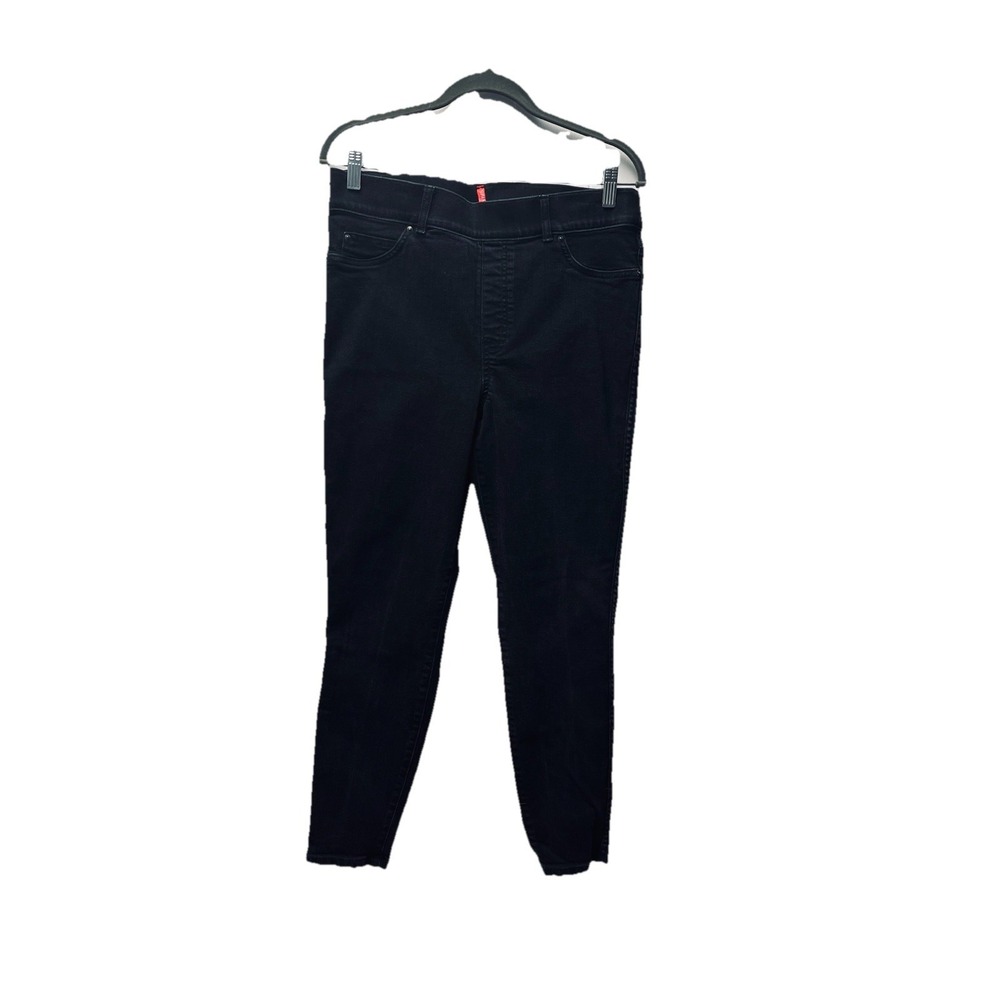 Spanx XL Black Denim Jeans Spanxshape Everywear Ankle Skinny Tapered 20278R Boho